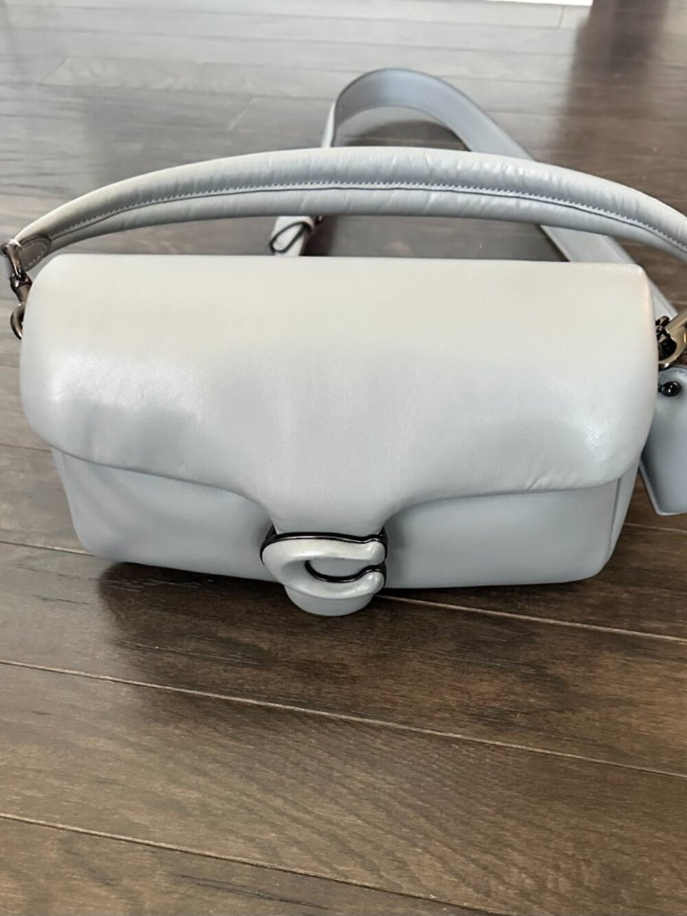 Coach Light Grey Pillow Tabby Shoulder Bag/Purse Style #L2081-C0772 - Picture 3 of 13